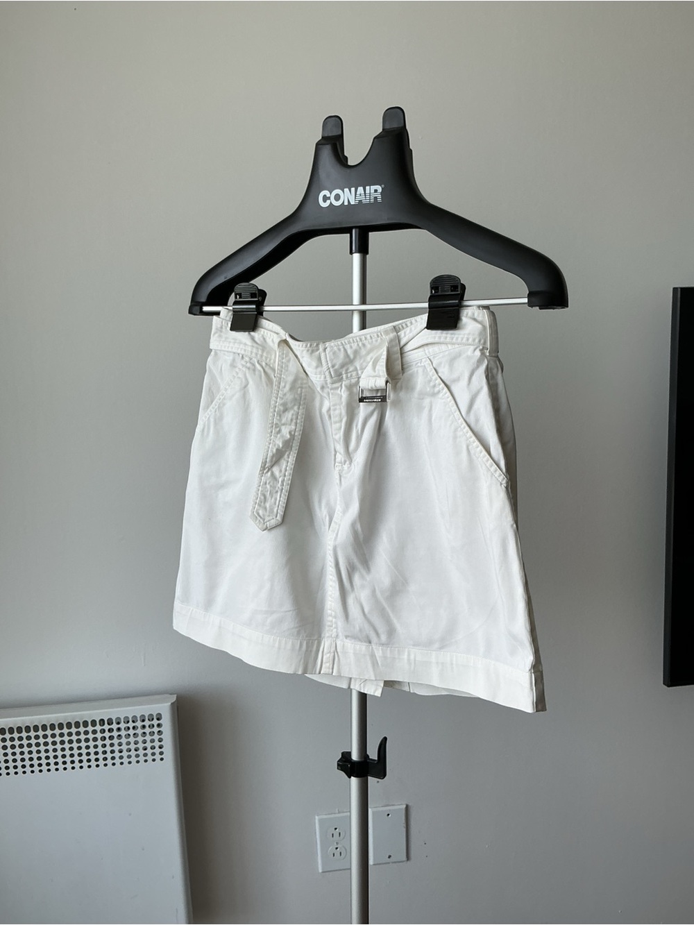Polo by Ralph Lauren White High-Waist Cotton Bermuda Golf Skirt